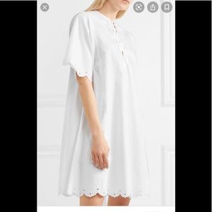 McQ Alexander McQueen white cotton dress